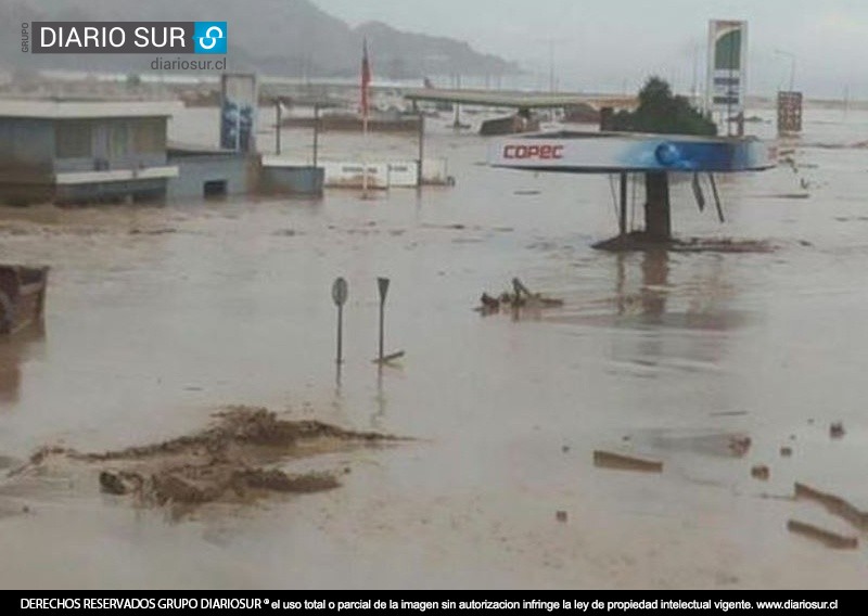 Escenas dramáticas se viven en el norte del país:desbordes de ríos han arrasado con todo a su paso