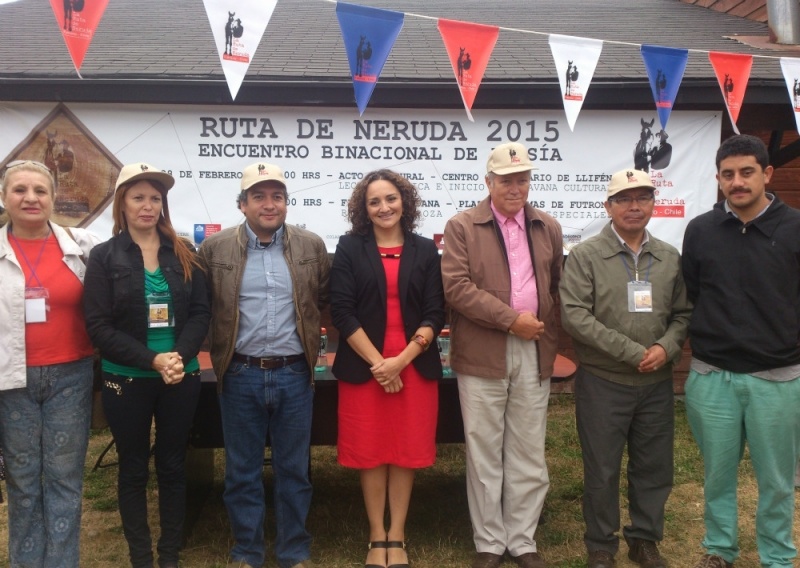 Con encuentro de poetas, caravana y fiesta popular se recordó el paso de Neruda por la comuna de Futrono