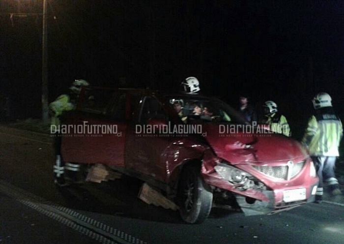 Colisión entre dos vehículos se produjo en cruce La Betonera