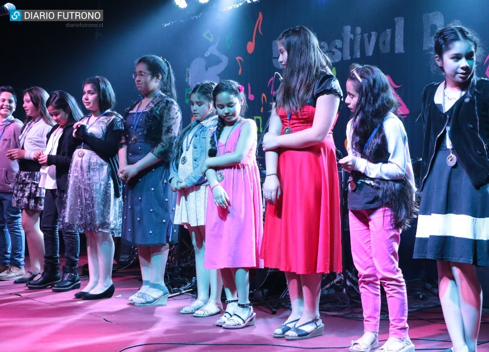 Tres ganadores tuvo el exitoso 5° Festival de la Voz Estudiantil de Futrono