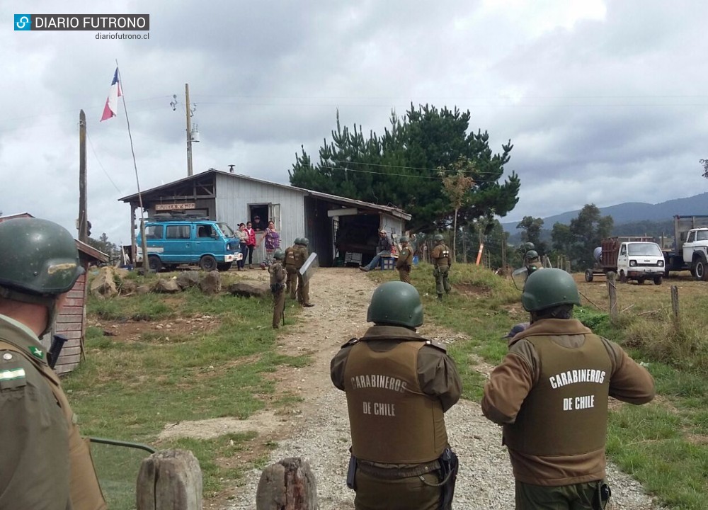 Inminente desalojo de familia de origen mapuche que ocupa predio en Futrono