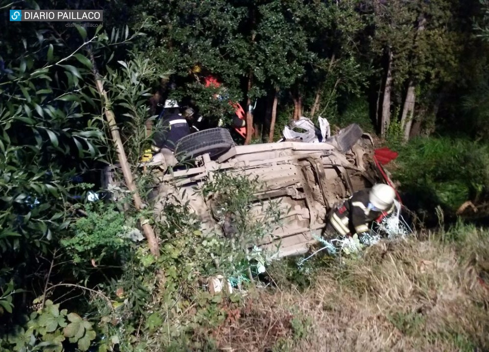 Tres vehículos involucrados en accidente en la ruta Paillaco – Valdivia