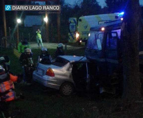 Fatal accidente entre auto y camión deja dos fallecidos en ruta La Unión-Puerto Nuevo