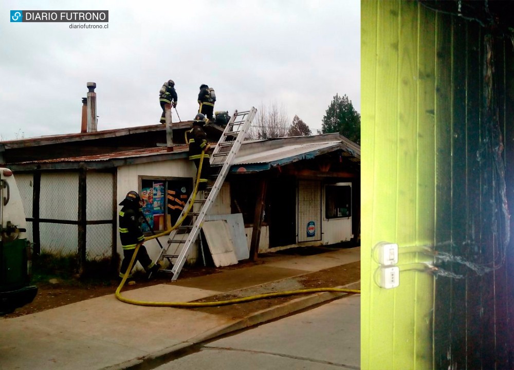 Bomberos controló principio de incendio en local comercial de Padre Leodegario