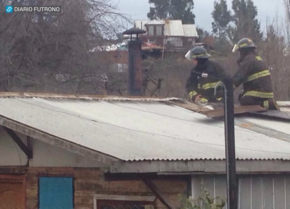 Inflamación de cañón movilizó a bomberos de Futrono