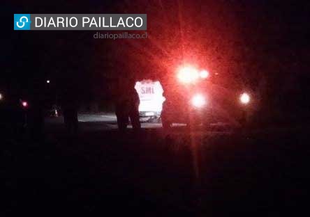  Joven hombre falleció atropellado en sector rural de Paillaco