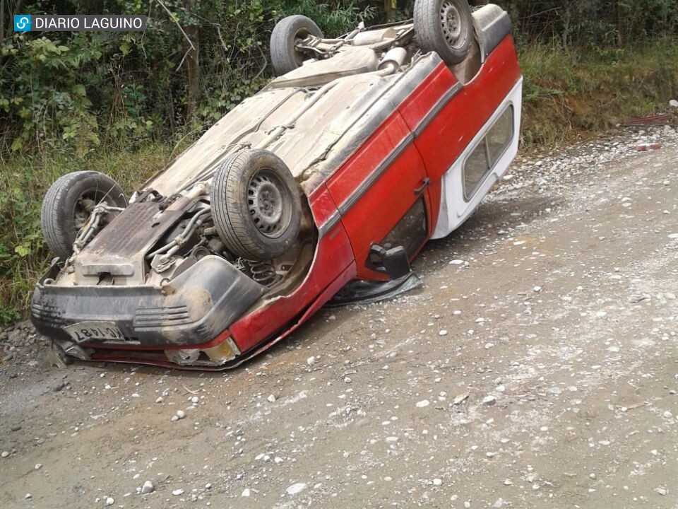 Tres lesionados dejó accidente en sector rural de Los Lagos