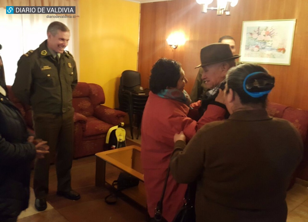 Carabineros lograron reencuentro de dos hermanos en Valdivia