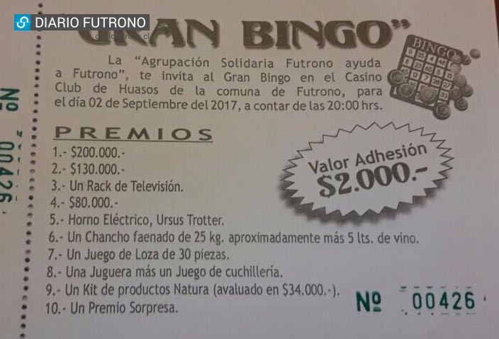 Premios de Bingo diarios