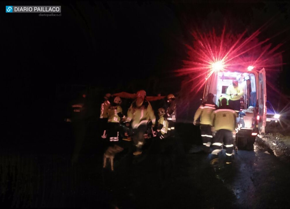 Reunión social terminó con un hombre atropellado en el límite entre Paillaco y Valdivia