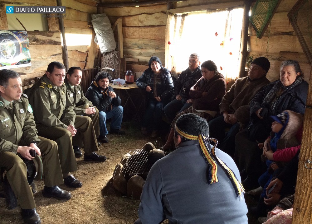 General de Carabineros reconoció la existencia de límites entre comuneros de Itropulli y Fundo El Refugio