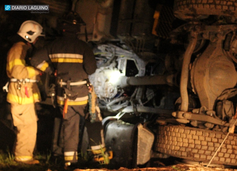 Tres lesionados tras accidente de tránsito en la ruta 5 Sur