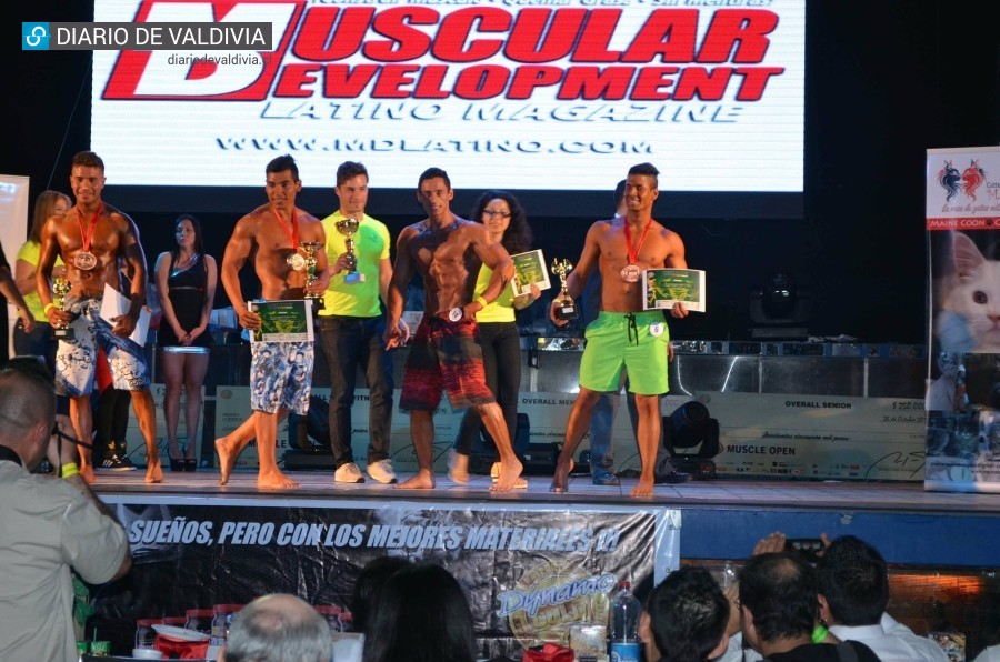 Valdiviano ganó competencia de fitness en Perú