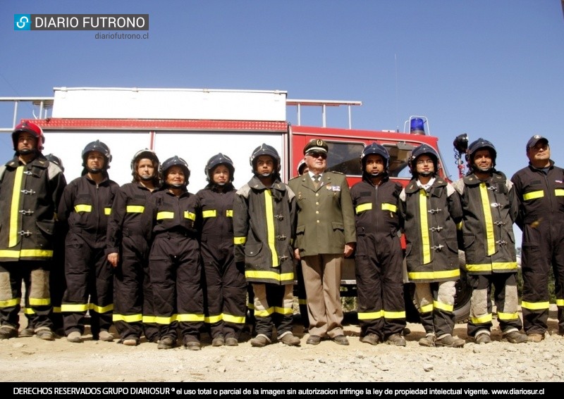 Curriñe protegido: tiene compañía y carro para combatir incendios