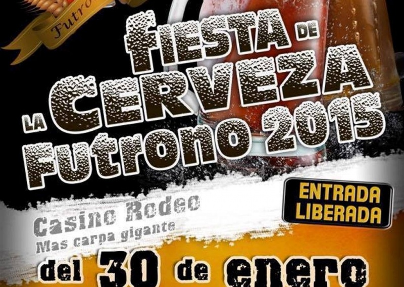 ¿Fanático de la cerveza? Todo listo en Futrono para la 3ª versión de la Fiesta de la Cerveza