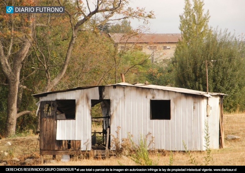 El triste final de la casa de “Librillo”: terminó consumida por un incendio intencional