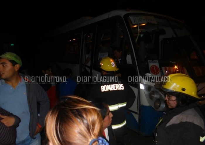 Exclusivo: video de la discusión tras la violenta pelea en bus intercomunal