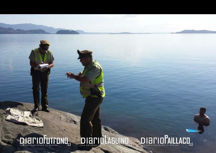 Encuentran pantalón y tarjeta de crédito de joven fallecido en el Puerto de Llifén