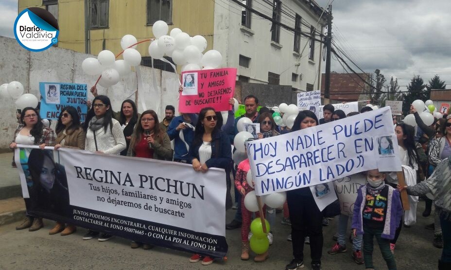 Con masiva marcha familia de Regina Pichún pide agilizar su búsqueda