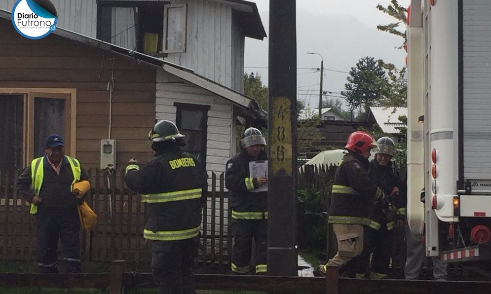 Inflamación de recipiente con aceite alertó a bomberos de Futrono