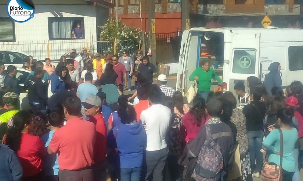 Alarma de bomberos por menor atropellada frente al cuartel de bomberos