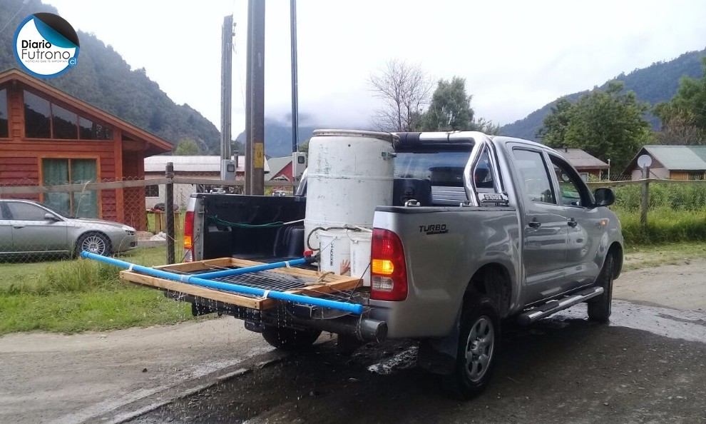 Camioneta aljibe: El invento de un llifenino que se aburrió de lidiar con el polvo