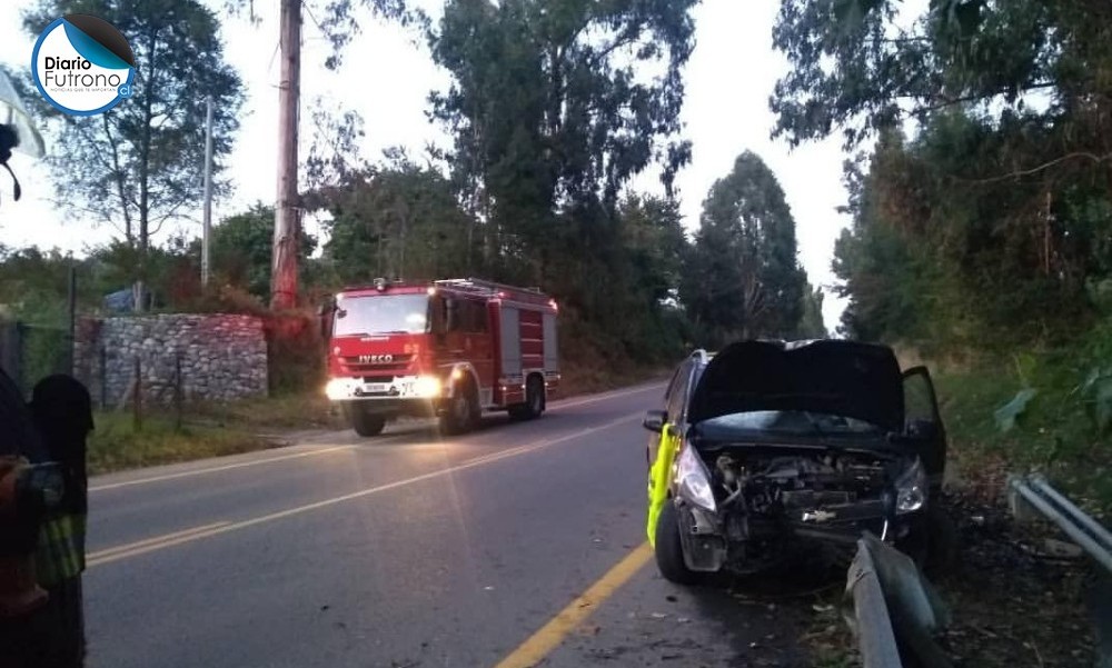 Accidente de tránsito en ruta Futrono-Llifén dejó una persona lesionada