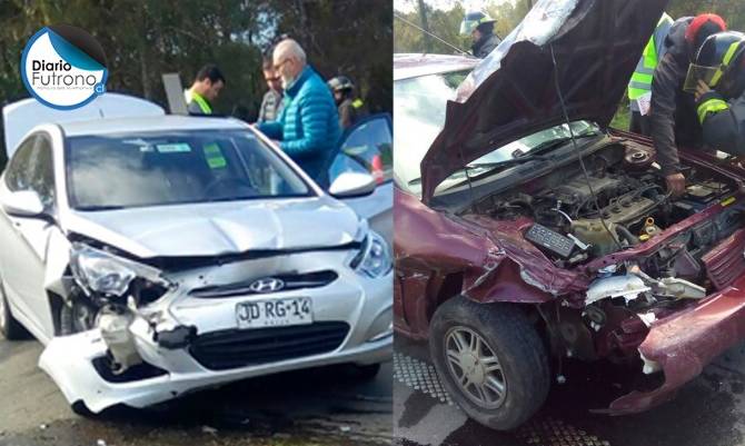 Dos automóviles protagonizaron accidente de tránsito en ruta Nontuelá-Reumén