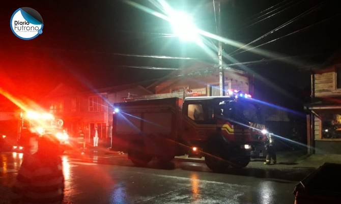 Inflamación de cañón de una combustión lenta causó susto en calle Balmaceda