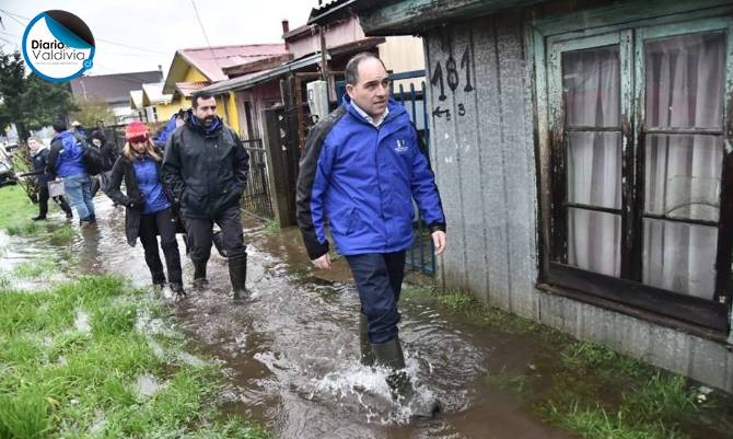 Intendencia realiza balance de zonas afectadas por sistema frontal en la región