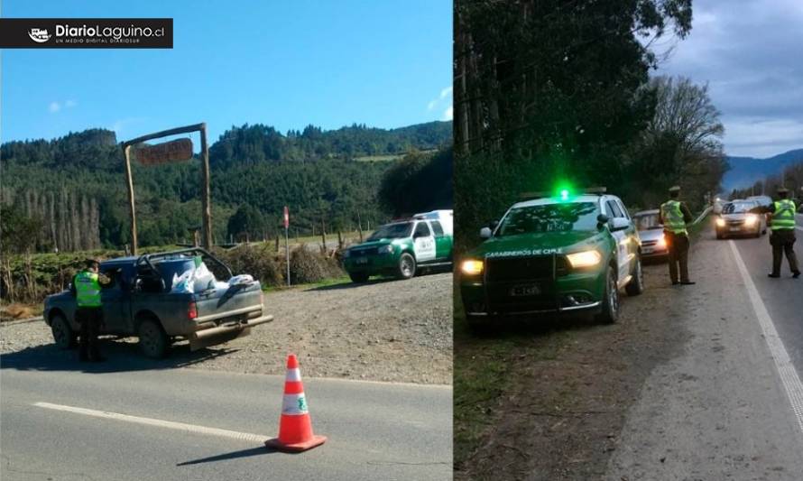 Carabineros detuvo a dos conductores: uno bajo efectos de alcohol y el otro en estado de ebriedad