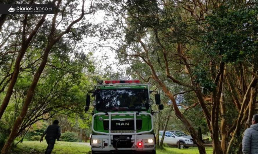 Bomberos de Llifén llama a vecinos a mantener despejadas las vías de acceso