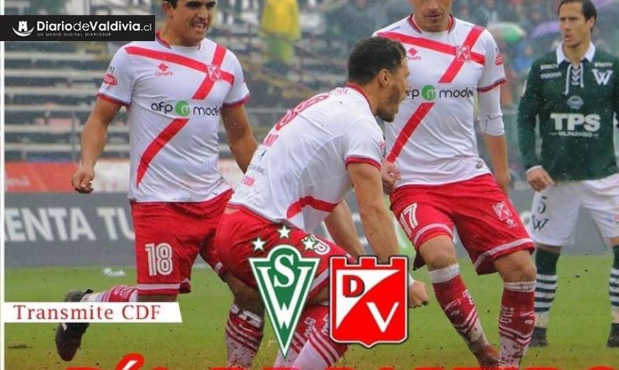 Hoy se juega partido de ida entre Wanderers y Desportes Valdivia