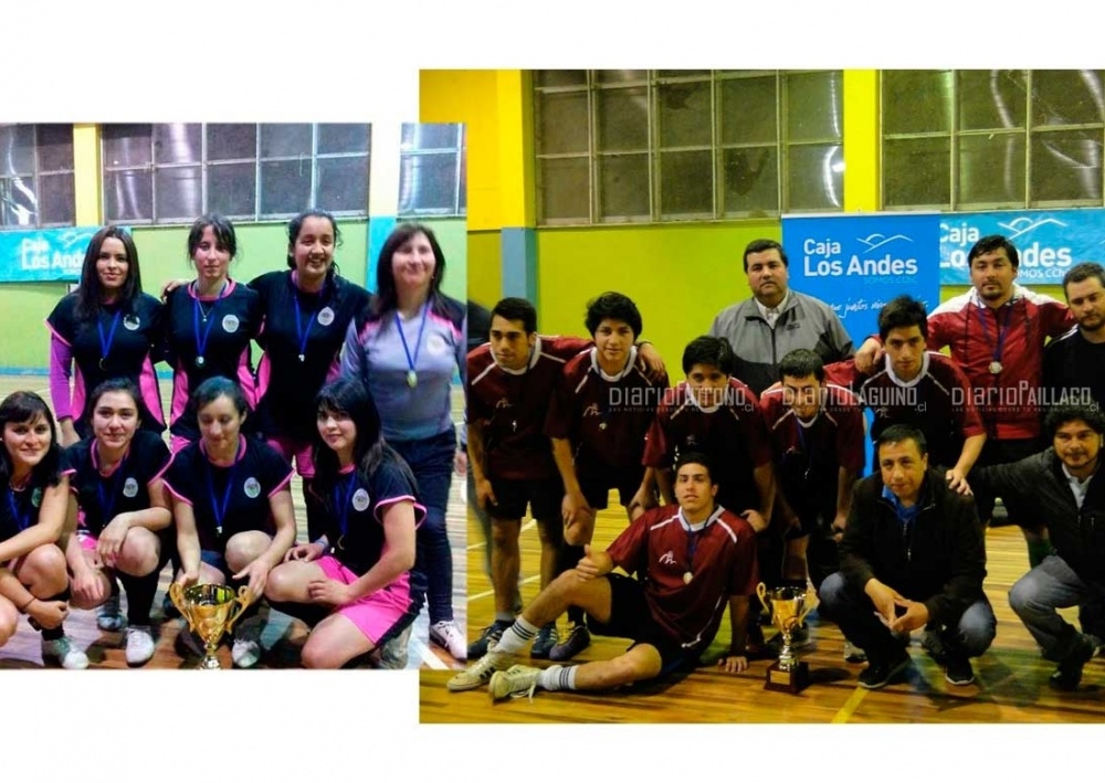 Futrono en damas y Fhorso en varones, monarcas del primer Campeonato Futsal de Paillaco