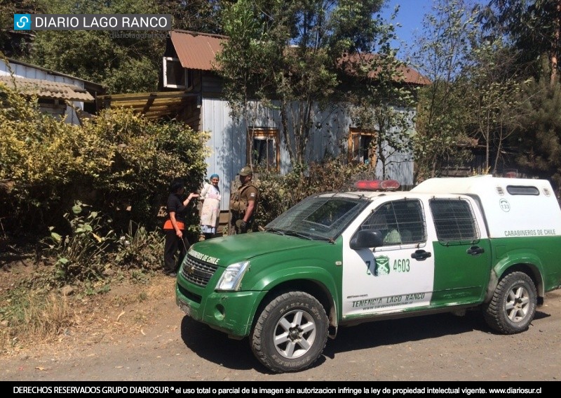 Carabineros de Lago Ranco detuvo hombre de 54 años por violar a su sobrina