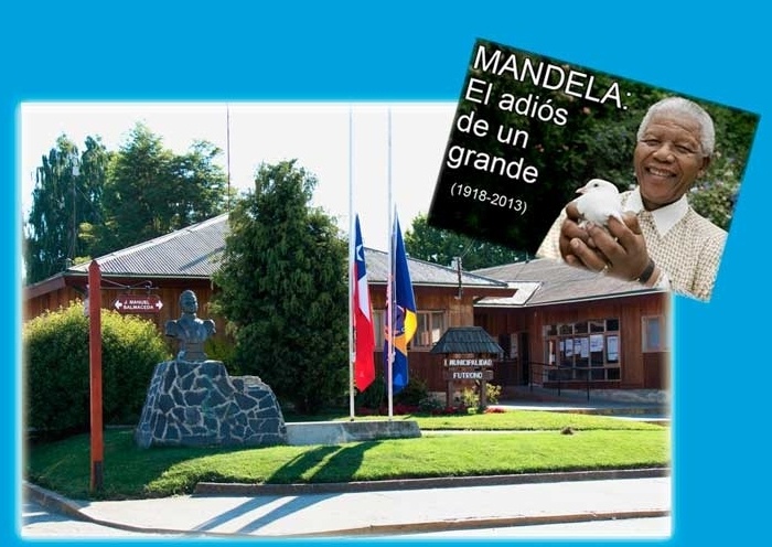 Municipalidad de Futrono decretó 3 días de duelo por fallecimiento de Nelson Mandela