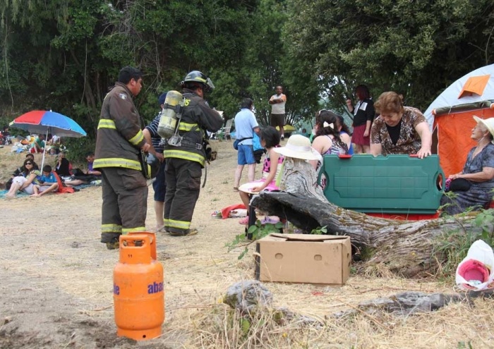 Alarma provocó fuga de gas en la zona de picnic de Bahía Coique