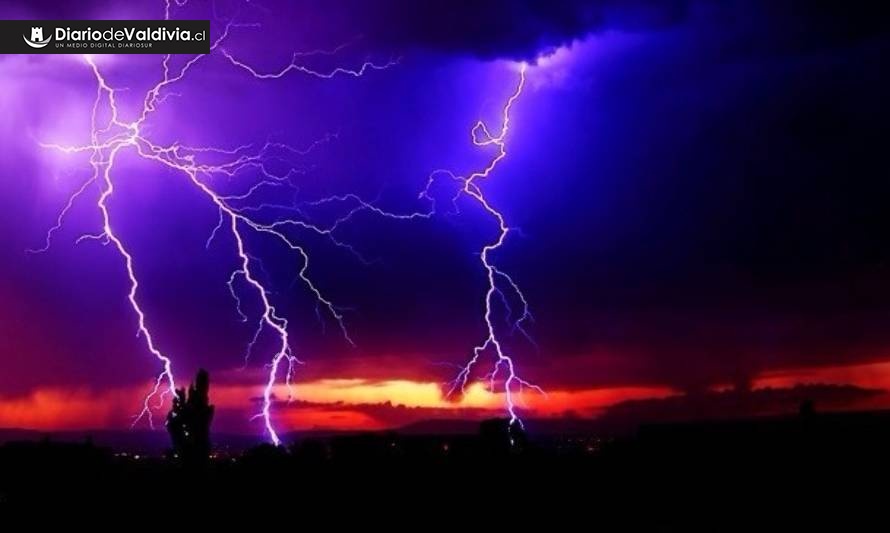 Alerta Temprana Preventiva para la Región de Los Ríos por tormentas eléctricas