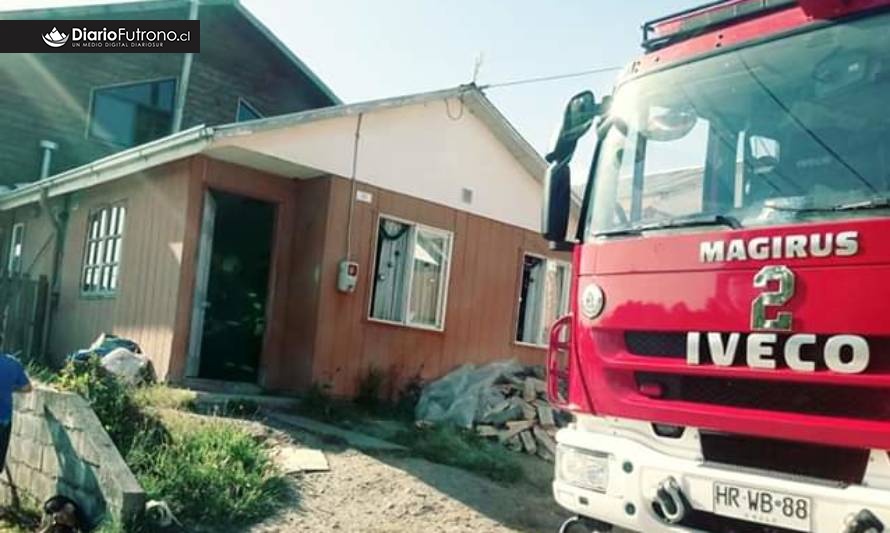 Inflamación de cañón movilizó a Bomberos de Futrono