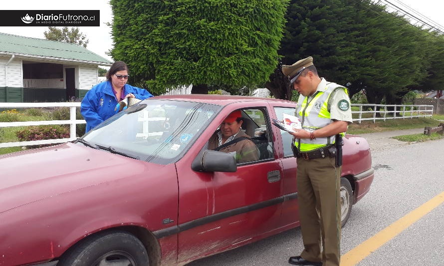 Carabineros de Futrono encabeza campaña preventiva por fiestas de fin de año