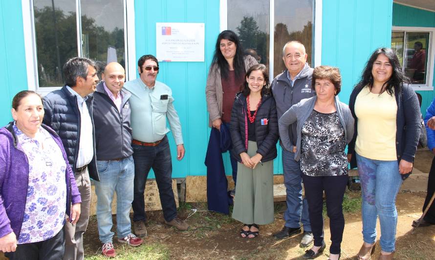 Vecinos de Nontuelá Alto mejoraron sede social gracias al Fosis