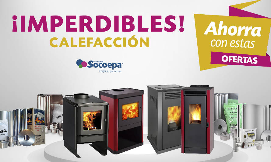 Comercial Socoepa lanzó los “Imperdibles en Calefacción” con todo medio de pago