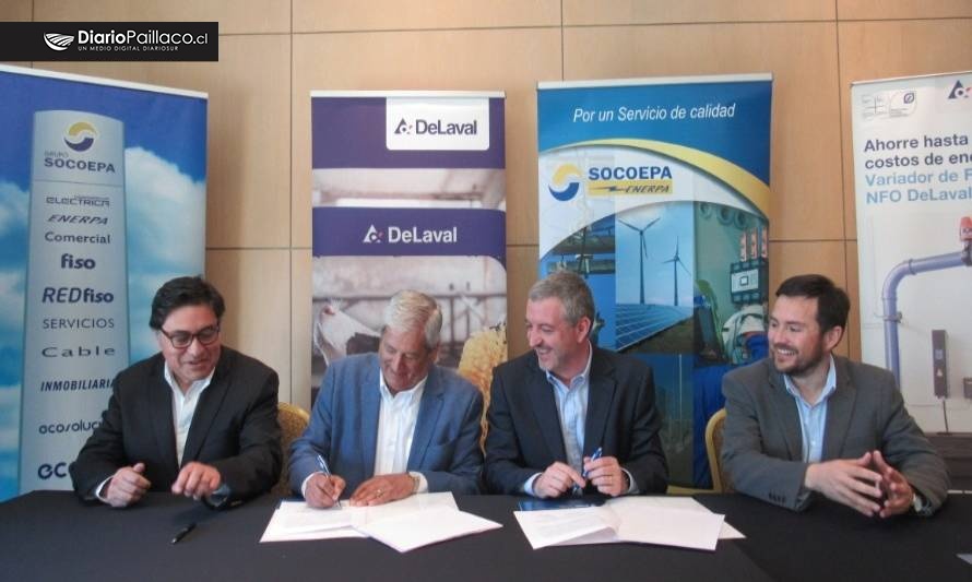 Acuerdo entre Enerpa y Delaval potenciará desarrollo de una producción lechera y sustentable