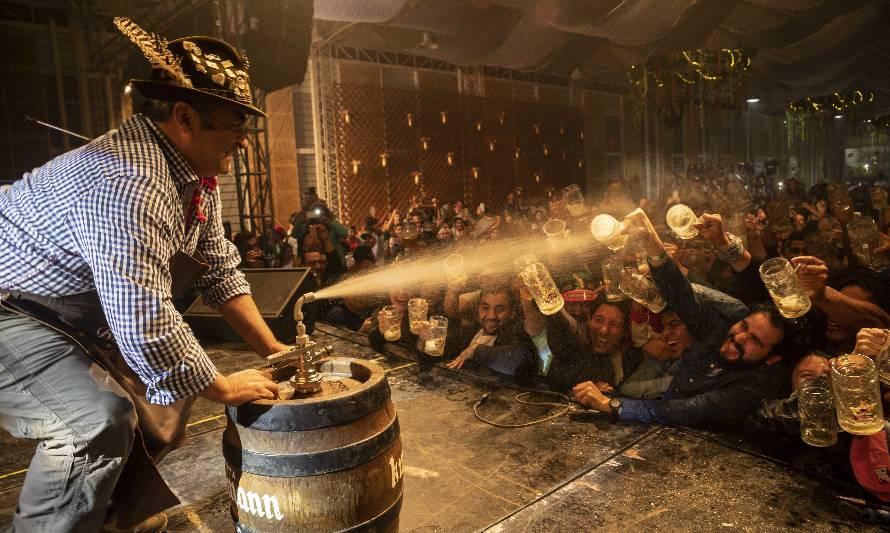 Cargada de cerveza, deporte y actividades continúa tercera jornada del Bierfest Kunstmann