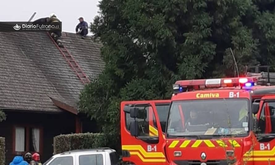 Inflamación de cañón en Imahue movilizó a Bomberos 