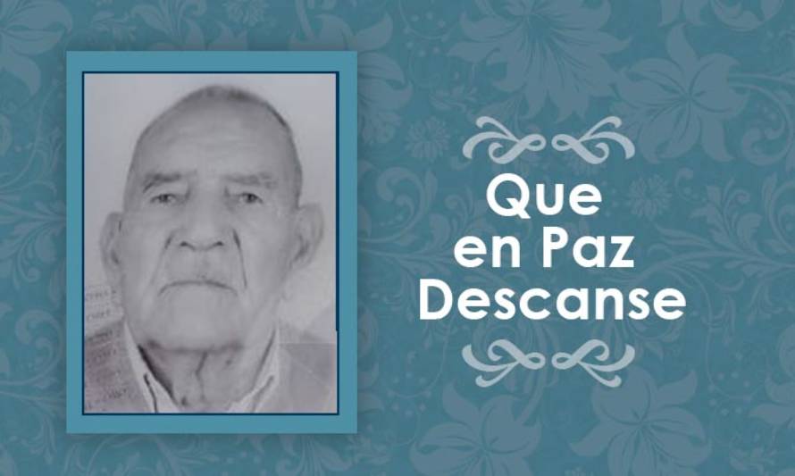[Defunción] Falleció José Domingo Soto Sandoval Q.E.P.D