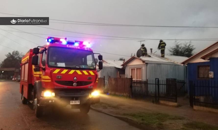 Bomberos controló principio de incendio en villa El Portal