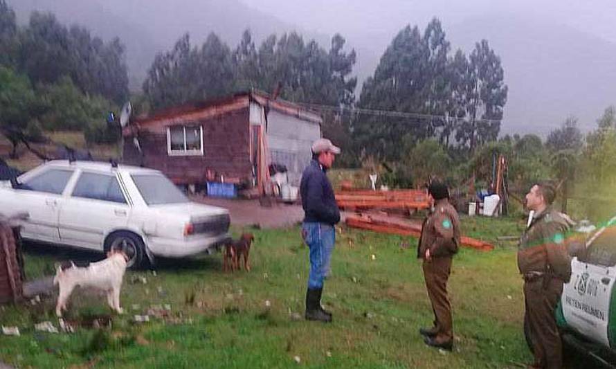 Carabineros de Futrono realizó ronda preventiva en sector cordillerano