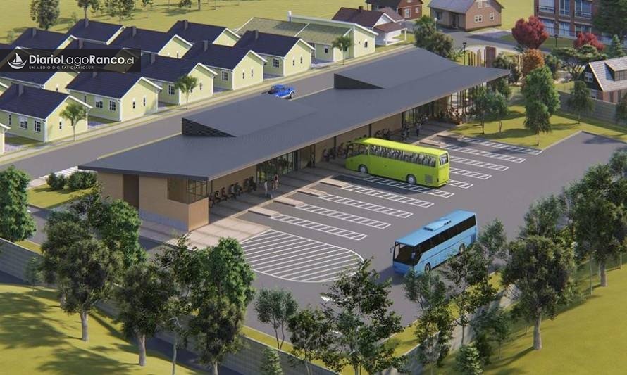 Confirman que futuro terminal de buses de Lago Ranco podría estar operativo en 2020