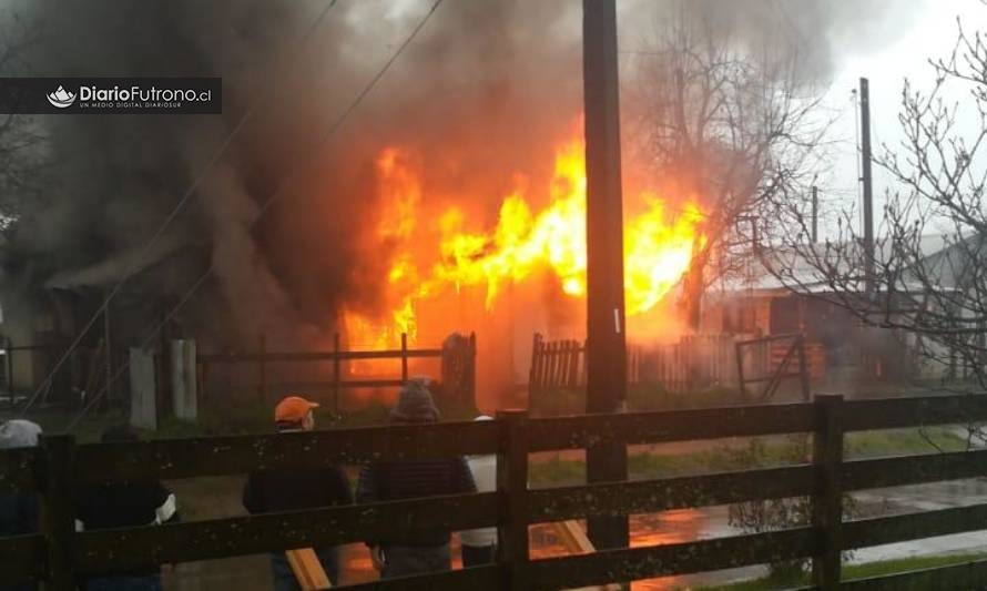 Incendio destruyó vivienda en Nontuelá